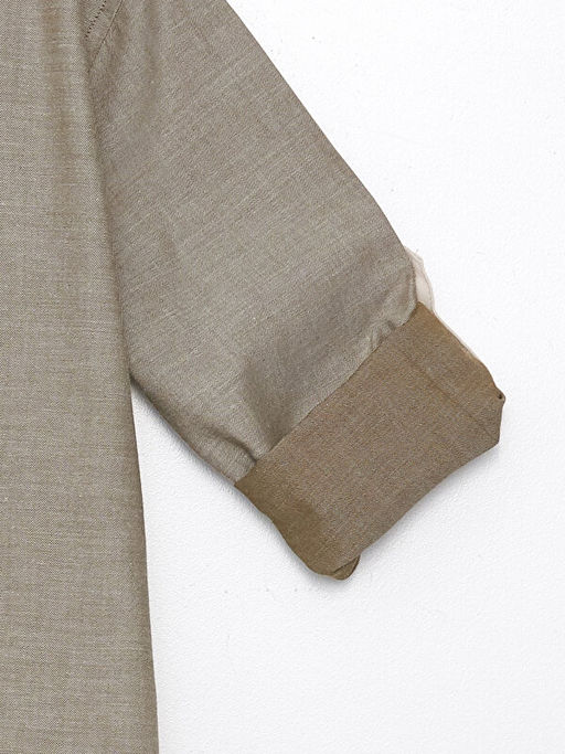 Hakim Yaka Uzun Kollu Erkek ?ocuk G?mlek - Waikiki фото 3