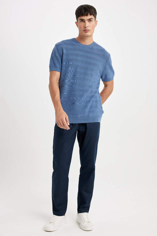 Хлопковые брюки скинни Jogger - Defacto фото 3