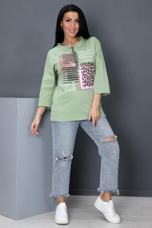 Туника женская со спущенным рукавом 20531 - Натали фото 2