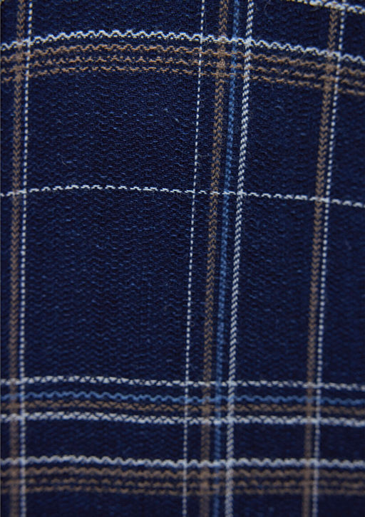 Kareli Lacivert Shirt - Mavi фото 6