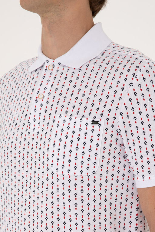 Erkek Beyaz Ti__rt - U.s. polo assn фото 7