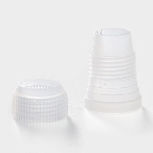 Набор кондитерский, 6 предметов: адаптер, мешок, 4 насадки d=1.8 см, бирюзовый - Simaland фото 4