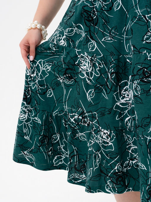 Сарафан( платье) с ярусной юбкой хлопок 100% - Binita фото 13