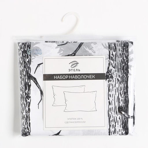 Комплект наволочек Этель Лес 50х70 см - 2 шт, 100% хлопок, бязь  фото 2