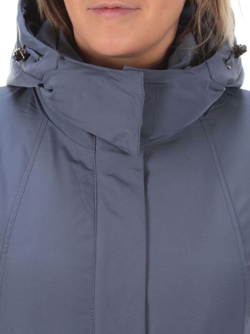 M2007 GRAY/LT. BLUE Пальто зимнее женское MARIA - Fashion фото 3