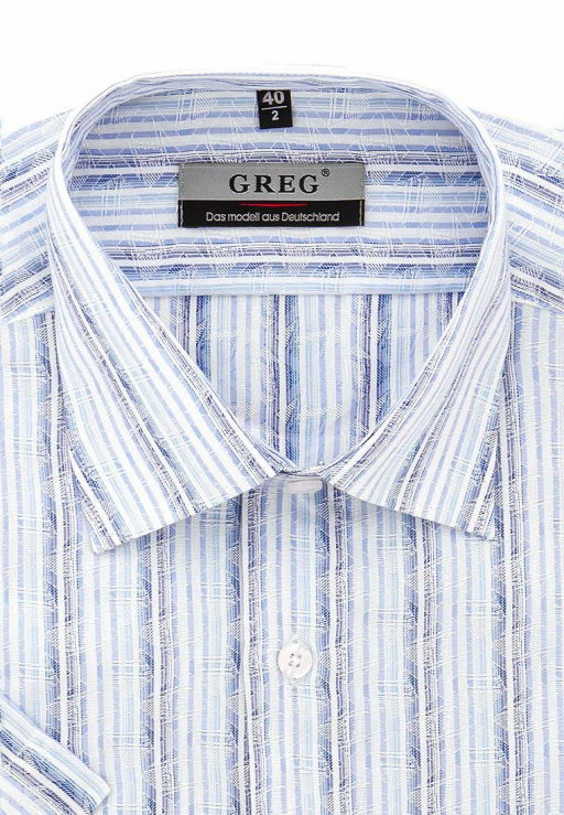 Сорочка мужская короткий рукав GREG Gb123/309/55/ZV
