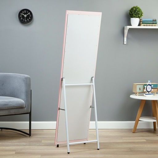 Зеркало напольное «Клик Мебель», в полный рост, 161×46×6 см, цвет розовый