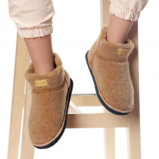 Тапочки-угги арт. М1/02-04 Миндаль - Altro фото 2