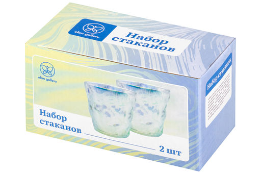 Набор 2 стаканов 300 мл 9*9*9,3 см стекло - Elan gallery фото 20