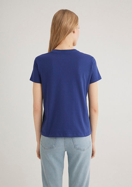 Mavi Bask?l? Lacivert Tisort  фото 4