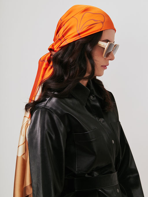 Большой, мягкий, тонкий и очень нежный двусторонний палантин - Tantino фото 6