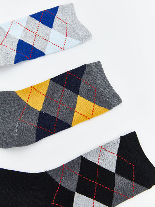 Desenli Erkek ?ocuk Soket ?orap 5li