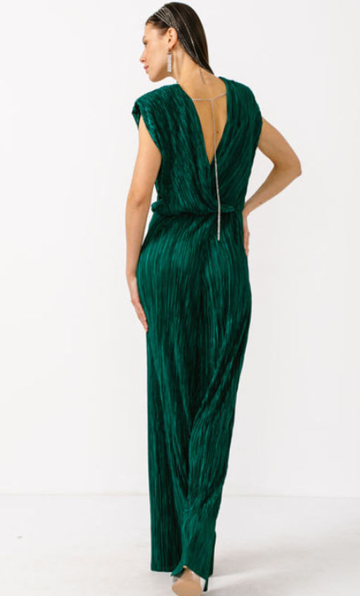 Комбинезон из жатой легкой гофрированной ткани - Tantino фото 12