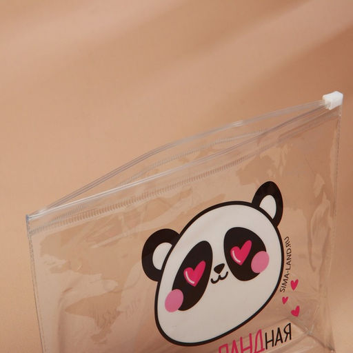 Цена за 2 шт. Косметичка из прозрачного PVC 21?2?14 см Самая отПАНДная