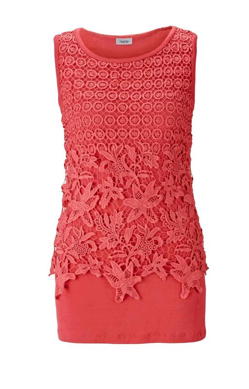 Топ, коралловый - Heine фото 2