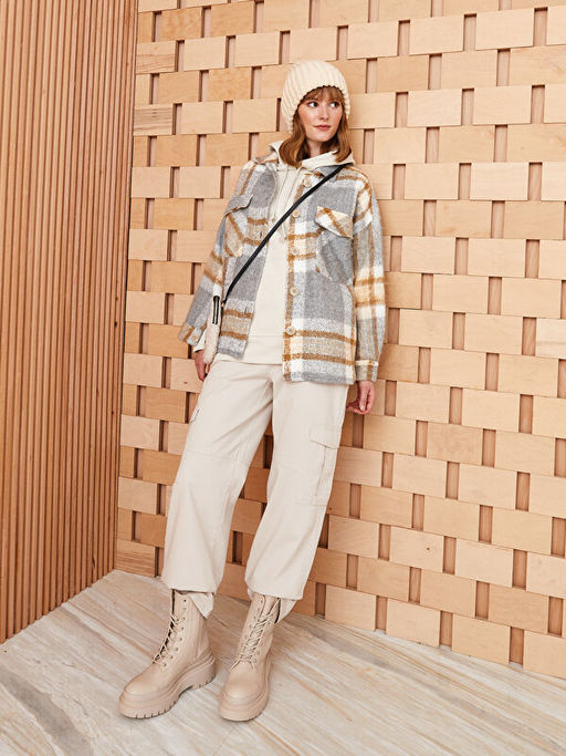 Kad?n Standart Fit D?z Pantolon