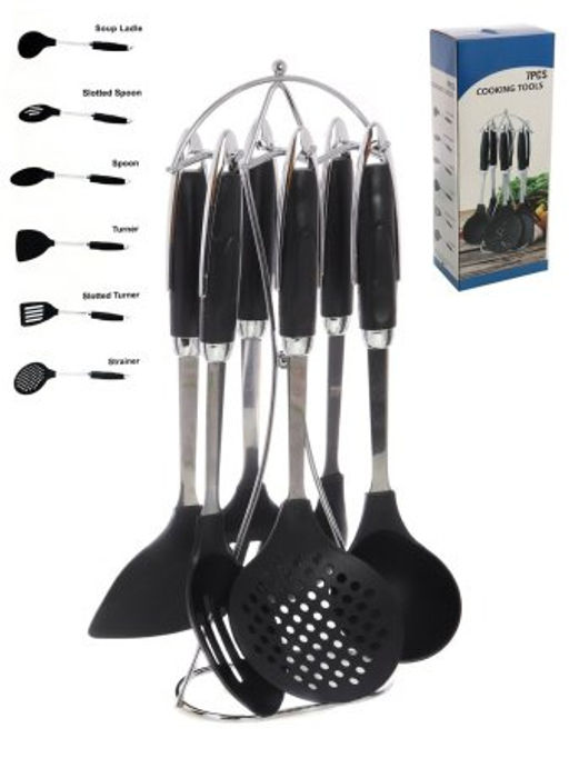 Кухонный набор 7 предметов на подставке / TY-125 /уп 24/ - Галеонтрейд фото 2