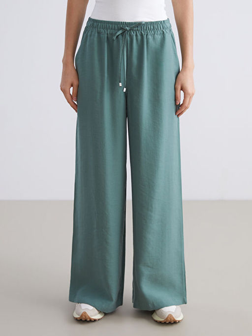 Beli Lastikli Geni? Pa?a Kad?n Pantolon