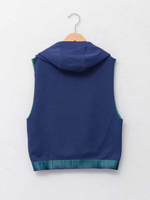 Kap??onlu Bask?l? Erkek ?ocuk Sweatshirt - Waikiki фото 2