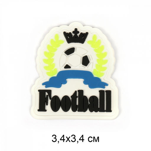 Аппликации пришивные арт.TBY.2353 Football 3,4х3,4см уп.20шт