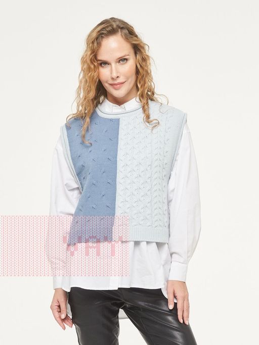 Жилет женский Vay 5222-1710 шерсть с акрилом  фото 2