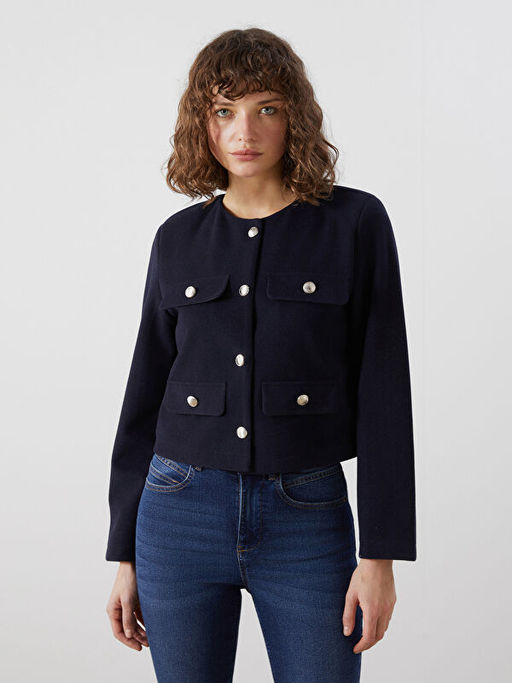 Bisiklet Yaka Kad?n Ceket