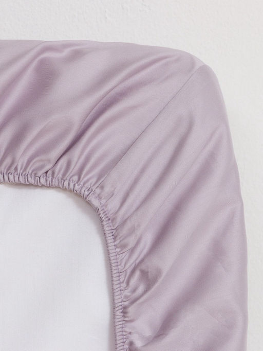 Простыня на резинке Lilac field 180х200х25 см, 100% хлопок, мако-сатин, 114г/м2 - Этель фото 9