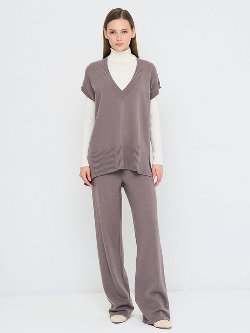 Брюки женские 9242-95010L. 397 титаниум