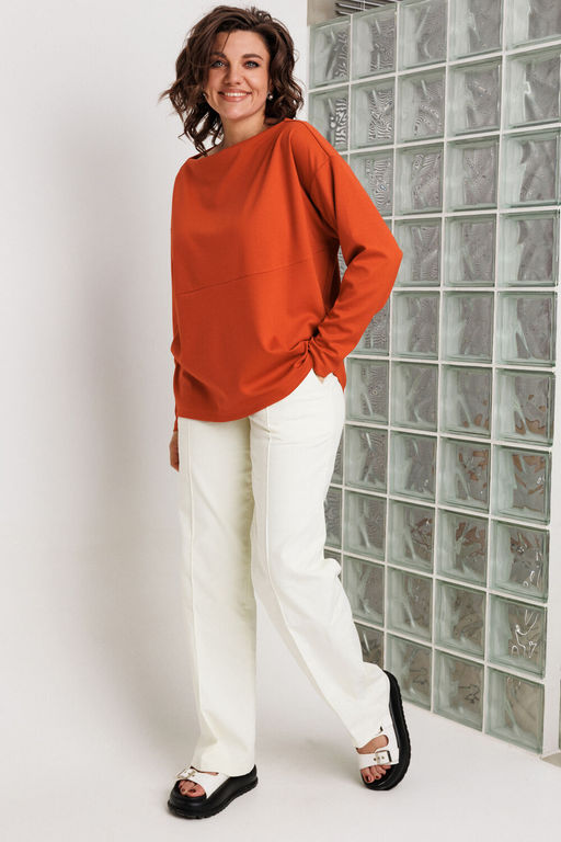 Джемпер BegiModa 4158 оранж  фото 4