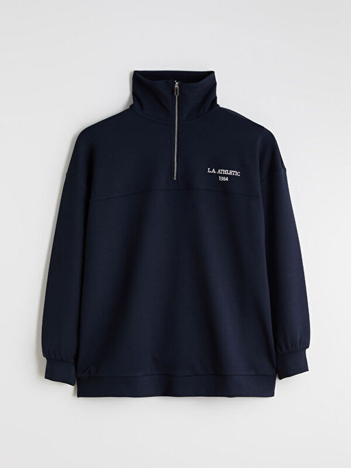 L.A. Athletic Nak??l? Kad?n Kal?n Sweatshirt Tunik