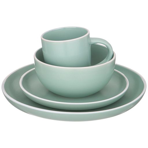 НАБОР ПОСУДЫ ОБЕДЕННЫЙ LEFARD PANDORA НА 4 ПЕР. 16 ПР. МЯТНЫЙ  фото 3