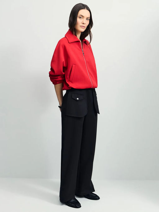 Прямые брюки с баской / Zarina  фото 6