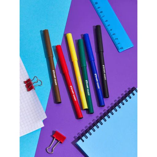 Фломастеры №1 School ColorPics набор 6 цв.,вентилир.,смыв., блист. упак - Комус фото 8