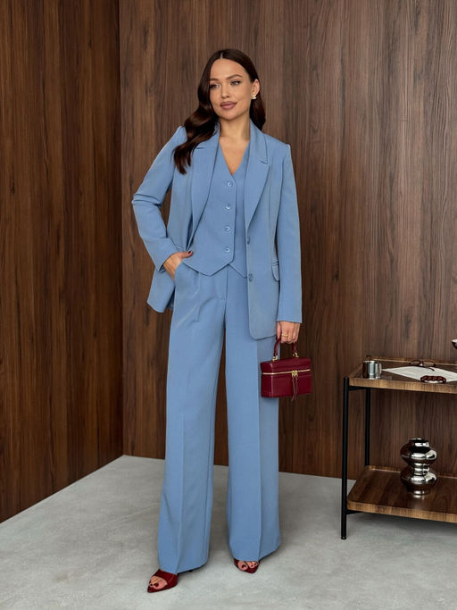 Костюм DilanaVIP 1993 голубой - Dilana vip фото 9