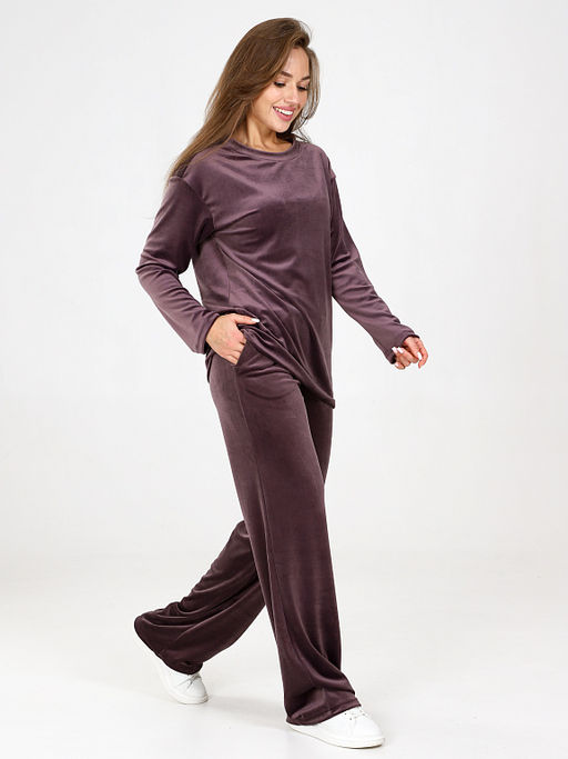 Костюм с брюками Велюр - Амавес-текстиль фото 46