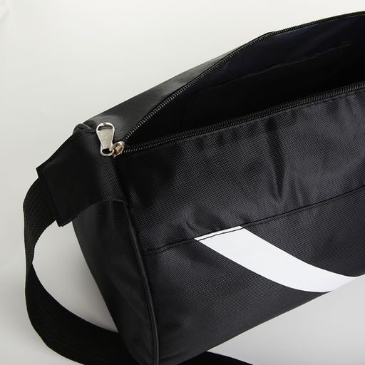 Сумка спортивная на молнии, длинный ремень, цвет чёрный - Simaland фото 4