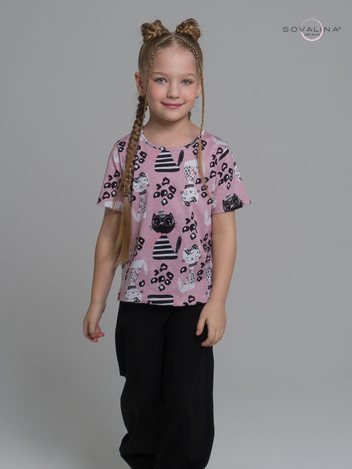 Костюм Лето коты лео-черный - Sovalina фото 17