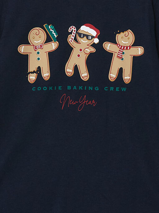 Bisiklet Yaka Y?lba?? Temal? Erkek ?ocuk Pijama Tak?m? - Waikiki фото 3