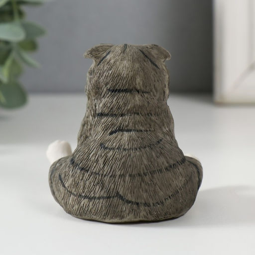 Фигурка полистоун «Котик сидит на попе», 7×7×7.5 см