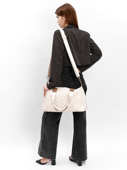 LACCOMA сумка AC89100-фигурки кремовый эко кожа  фото 3