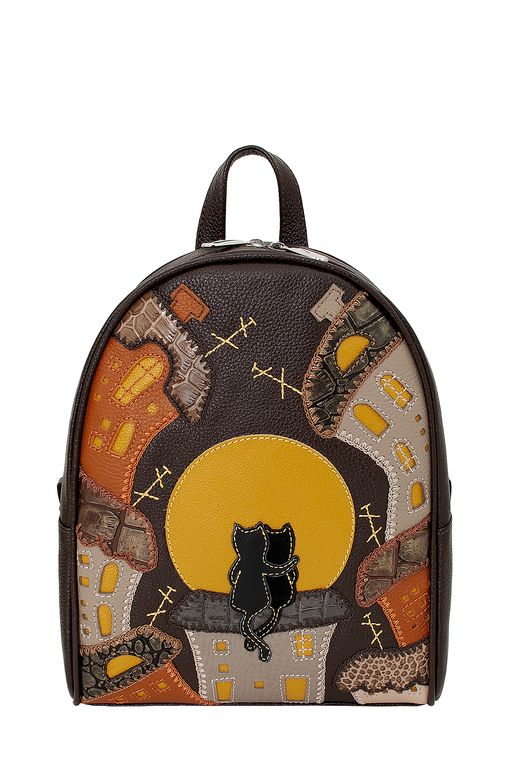 Сумка с аппликацией ДС-348-194 мокко - Protege фото 4