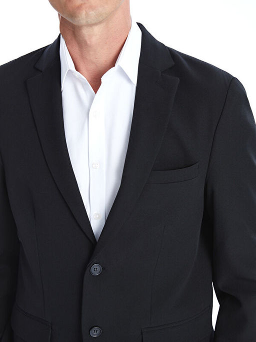 Standart Kal?p Erkek Blazer Ceket