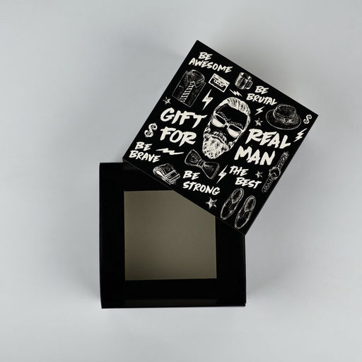 Цена за 2 шт. Коробка подарочная складная, упаковка, Gift for real man, 14?14?8 см