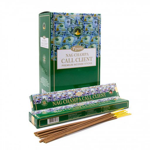 Благовония Ppure 15гр Call Client аромапалочки Привлечение клиентов уп12 шт
