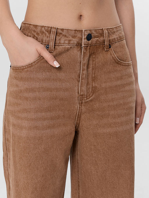 Джинсы женские коричневые - Mark formelle фото 5