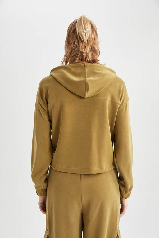 DeFactoFit Oversize толстовка премиум-класса для спортсменов с капюшоном  фото 9