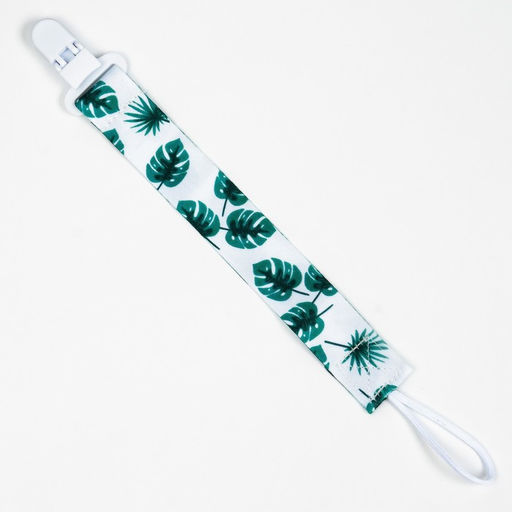 Держатель для соски - пустышки Крошка Я «Листья», на ленте