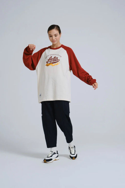 Лонгслив хлопок Белый - Anta фото 4