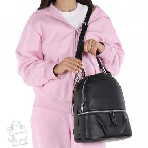 Рюкзак женский 69135 black Velina Fabbiano-Safenta  в Новосибирске