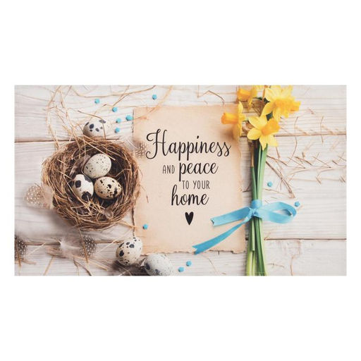 Полотенце Этель Счастья и мира Вашему дому 40х73 см, 100% хл, саржа 190 гр/м2  фото 2